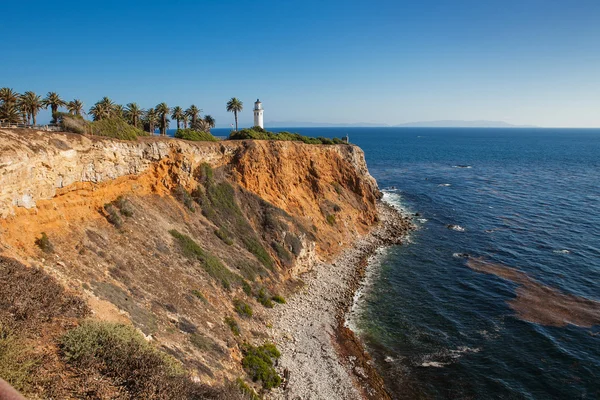 Bela vista no ponto vicente em rancho palos verdes e oceano pacífico Los Angeles, Califórnia . — Fotografia de Stock