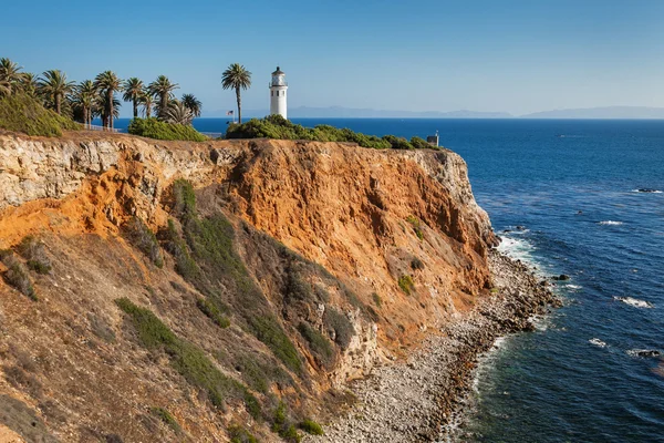 Ponto Vicente Farol. Rancho Palos Verdes, Califórnia, EUA . — Fotografia de Stock