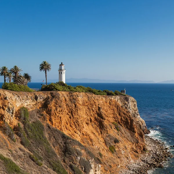 Ponto Vicente Farol. Rancho Palos Verdes, Califórnia, EUA . — Fotografia de Stock