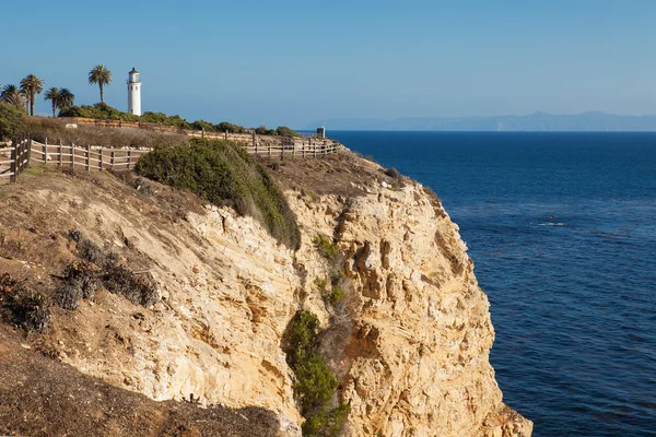 Ponto Vicente Farol. Rancho Palos Verdes, Califórnia, EUA . — Fotografia de Stock