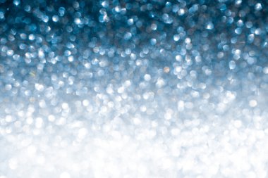 Mavi parlak Noel kış parlak arka plan