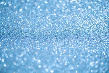 Mavi parıltılı noel arkaplanı soyut