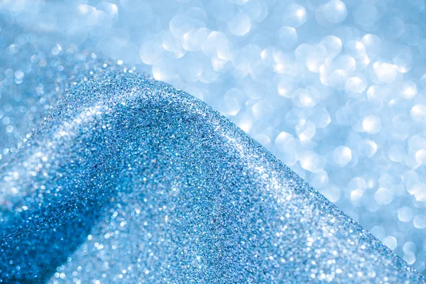 Blue glitter shiny christmas abstract background — Stock Photo, Image