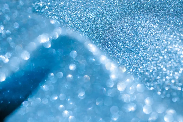 Blue shiny winter christmas abstract background — Stock Photo, Image