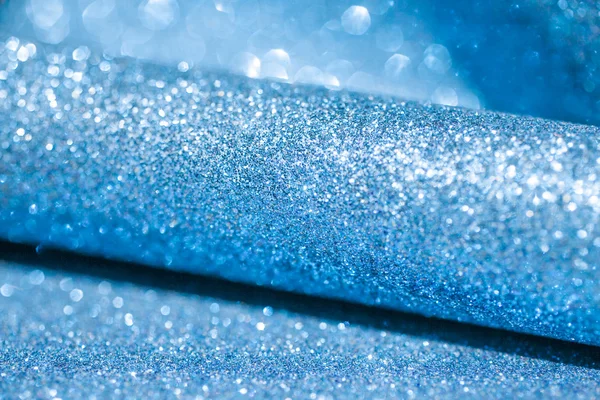 Azul brilhante inverno natal fundo abstrato — Fotografia de Stock