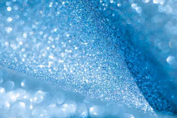 Bleu paillettes brillant noël fond abstrait — Photo