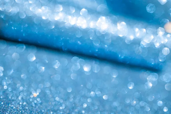 Blau glänzende Winter Weihnachten abstrakten Hintergrund — Stockfoto