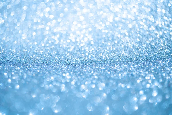 Blue abstract bokeh lights background — Stock Photo, Image
