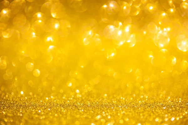 Fondo abstracto de Navidad brillo dorado. Luces doradas brillantes — Foto de Stock