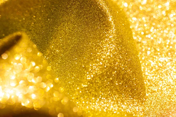 Goldener Glanz Weihnachten abstrakten Hintergrund. Goldglänzende Lichter — Stockfoto