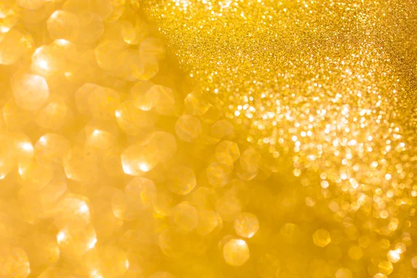 Guld glitter jul abstrakt bakgrund. Glänsande gyllene ljus — Stockfoto