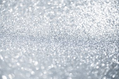 Yeni yıl parlak arka plan. Gümüş Noel arka plan kopya alanı ile