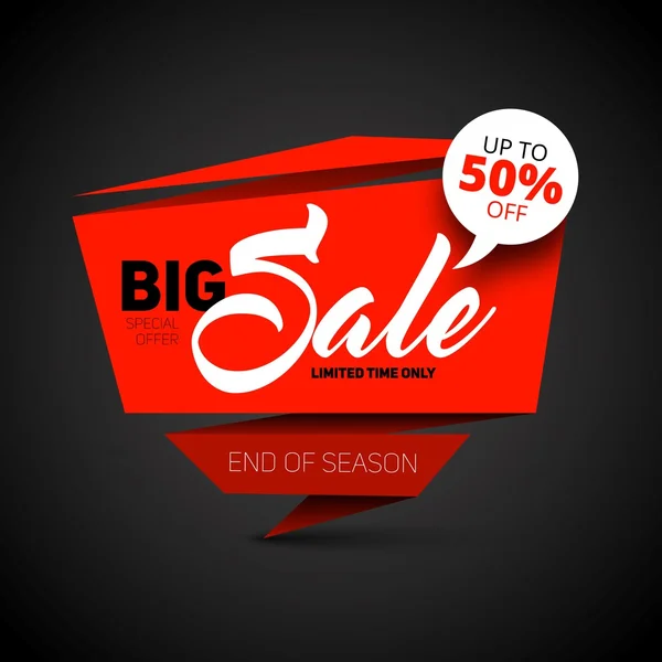 Big Sale banner — Stock Vector