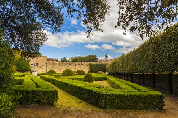 Horti leonini garten in italien — Stockfoto