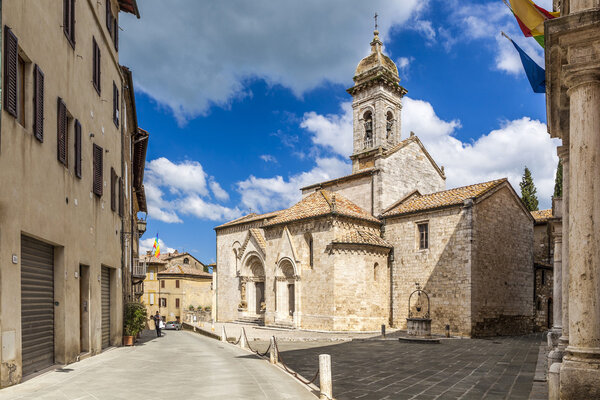 San Quirico D'Orcia town in Italy