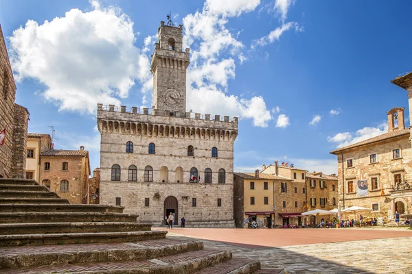 Cidade antiga de Montepulciano, Toscana — Fotografia de Stock