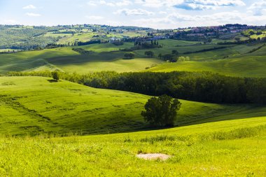 Tuscany kırsal manzara, İtalya