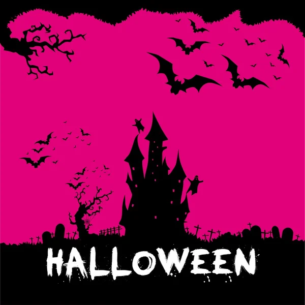 Halloween card template — Stock Vector