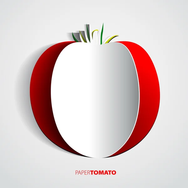 Papel de tomate —  Vetores de Stock