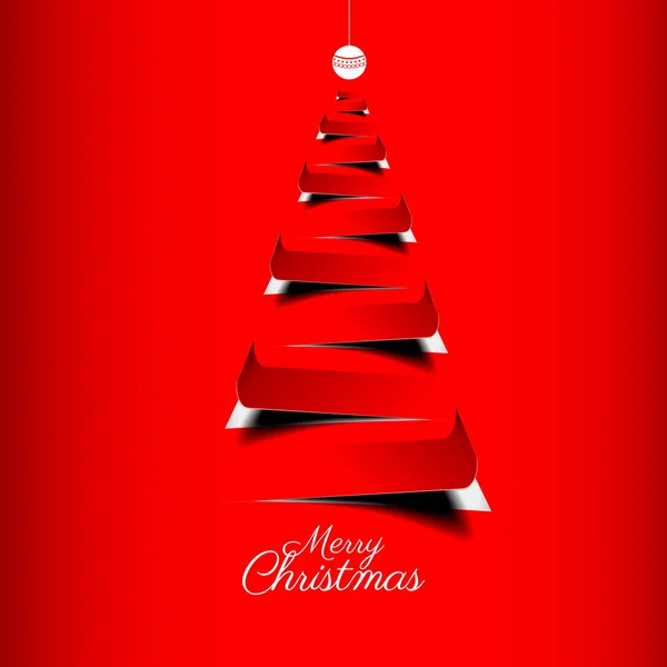 Noel ağacı kağıt şerit yapılan