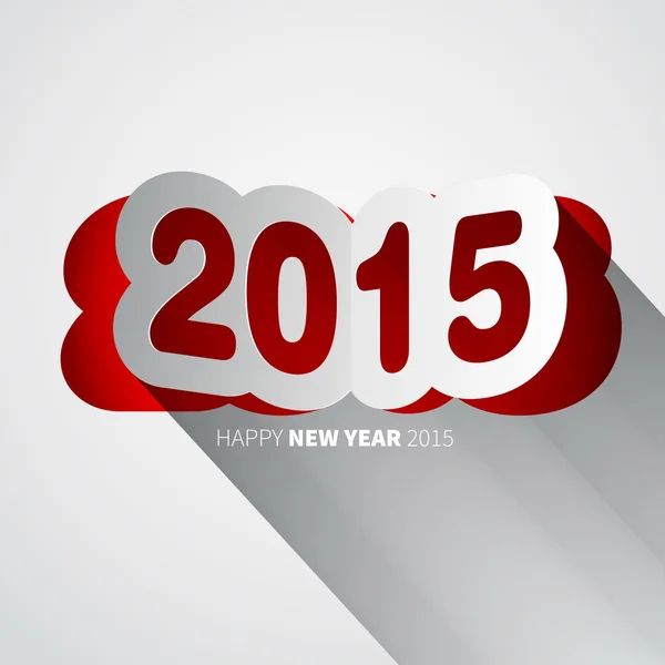 快乐的新年2015 — 图库矢量图片