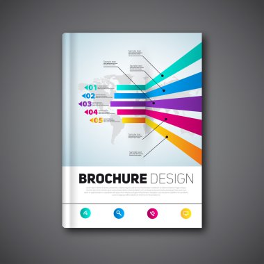 Modern broşür tasarımı