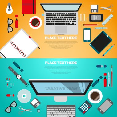 Yaratıcı office çalışma alanı kavramı