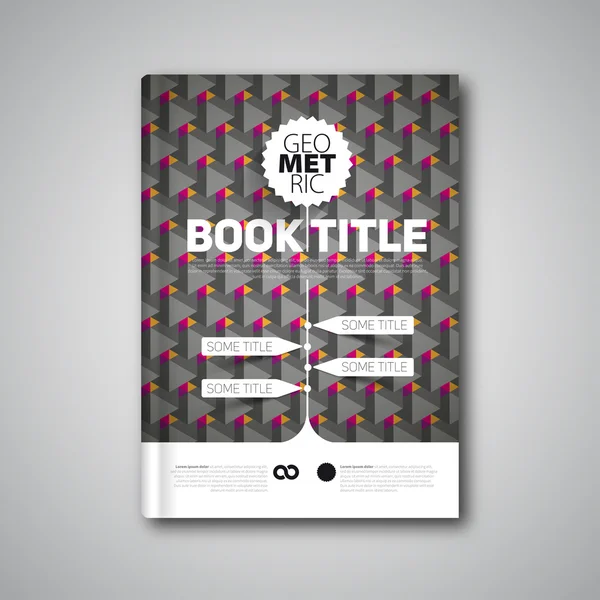 Brochure ou livre moderne — Image vectorielle