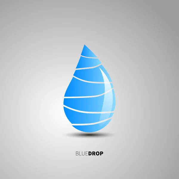 Éléments de logo Drop Water — Image vectorielle