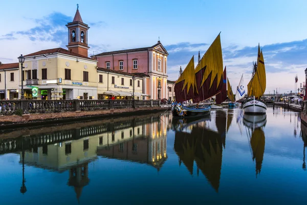 Puerto pesquero diseñado por Leonardo da Vinci — Foto de Stock