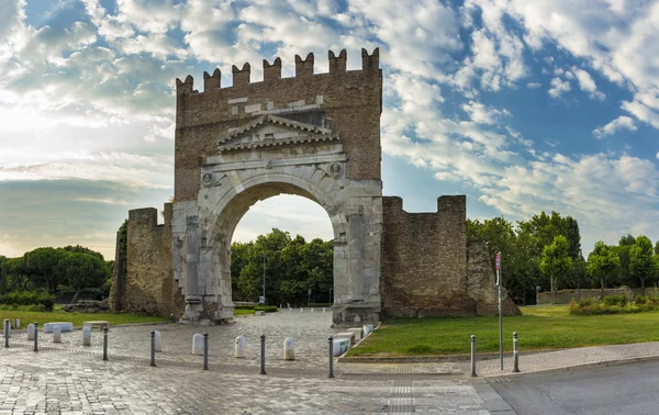 Augustusbogen in Rimini, Italien — Stockfoto