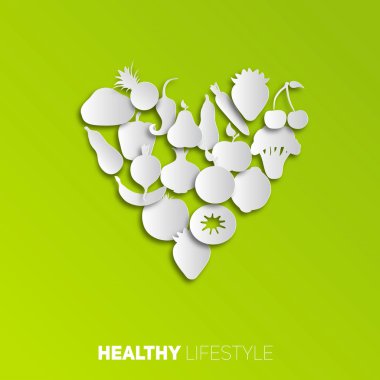 Sağlıklı Diyet, vejeteryan mix simgesi