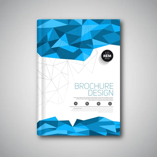 Business Broschüre Design-Vorlage — Stockvektor
