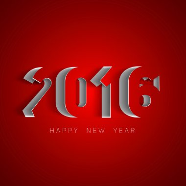 2016 yeni yıl tebrik kartı