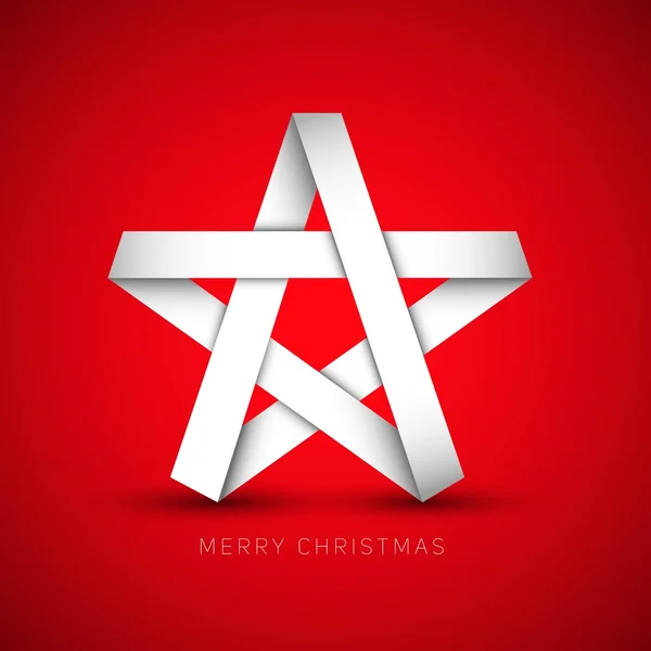 Christmas stripe stjärna symbol — Stock vektor