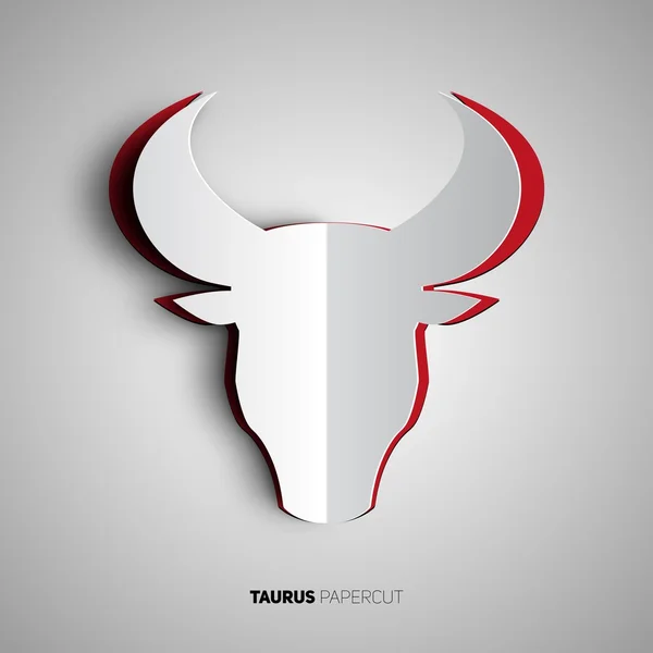 Taurus dierenriemteken — Stockvector