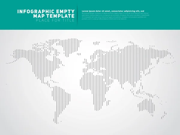 世界地図ビジネス テンプレート — ストックベクタ