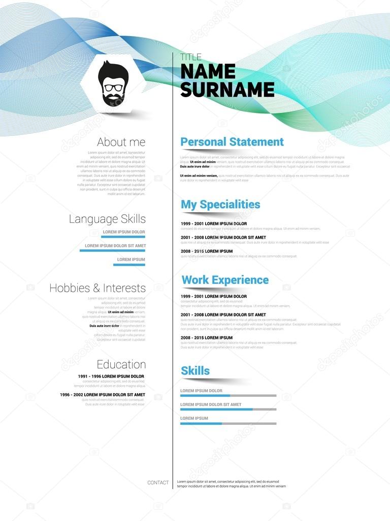 cv for job, resume template