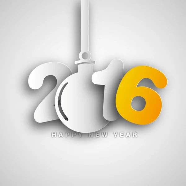 New year 2016 symbol — Stock Vector