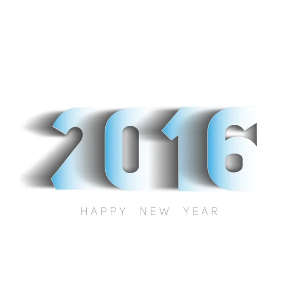 2016 new year card design — Stock Vector