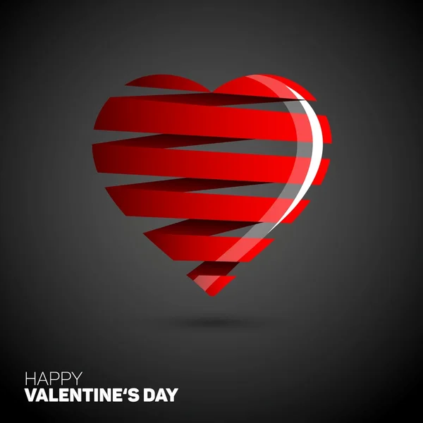 Día de San Valentín corazón — Archivo Imágenes Vectoriales