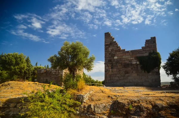 Brama Myndos Jedyna Zachowana Brama Starożytnego Muru Miasta Halikarnassos Bodrum Zdjęcie Stockowe