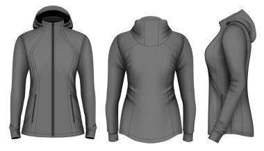 Softshell kapüşonlu ceket Bayan için.