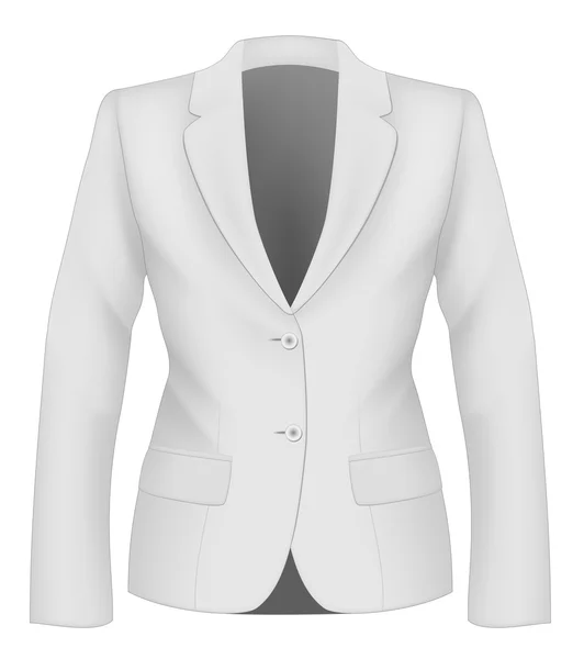 Veste costume femme . — Image vectorielle