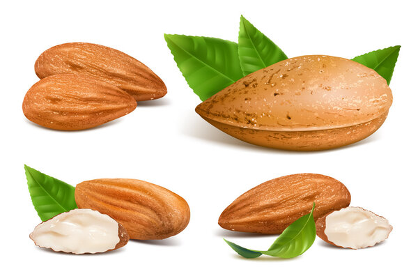 Almonds with kernels