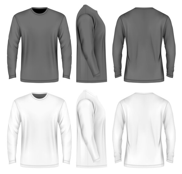 Men long sleeve t-shirt .