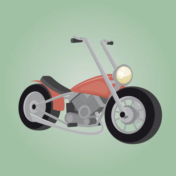 Illustrazione chopper cartone animato — Vettoriale Stock