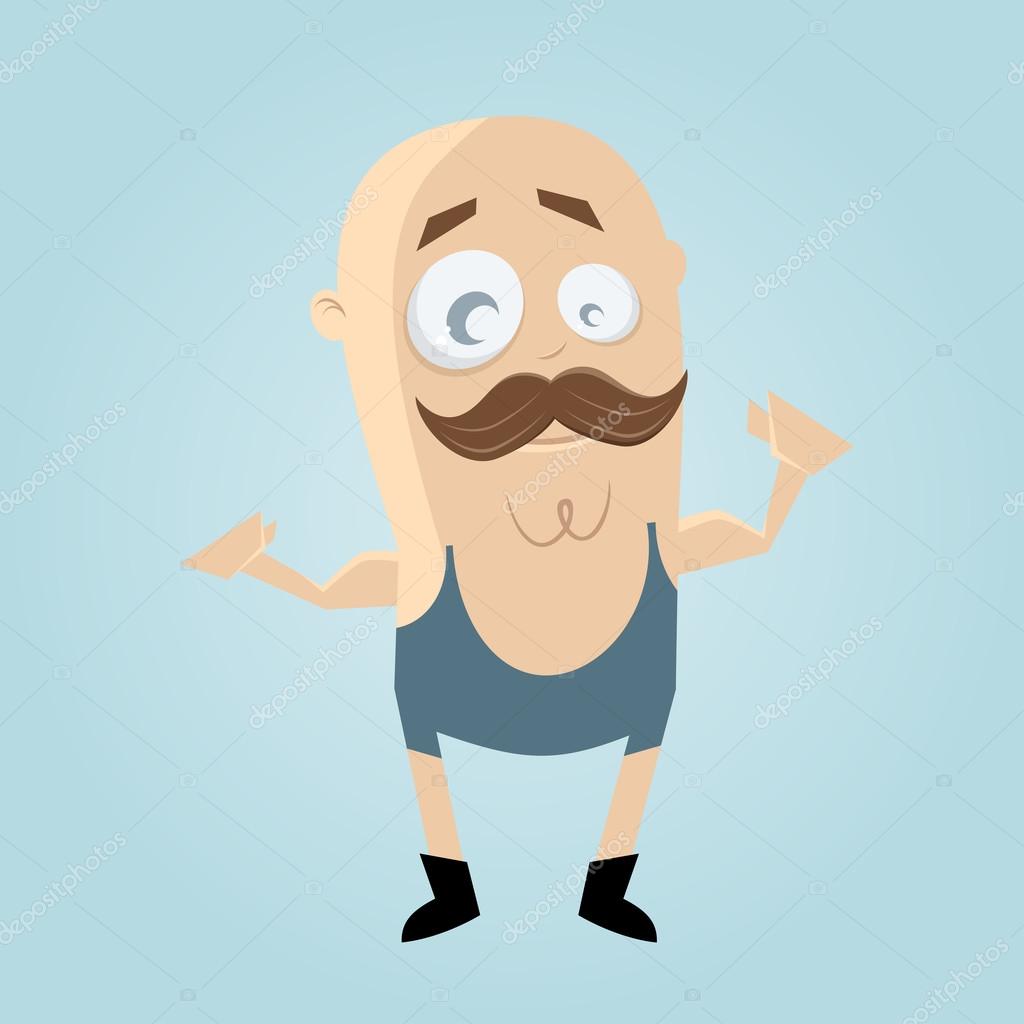 Starker Mann Cartoon Cliparts Vektorgrafik Lizenzfreie Grafiken C Shockfactor De Depositphotos
