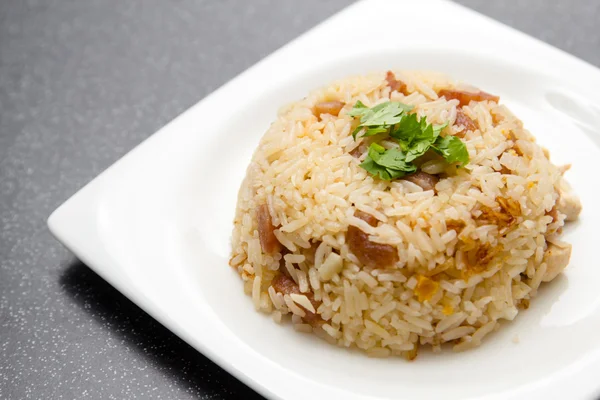 Gebratene Reiswurst lizenzfreie Stockbilder