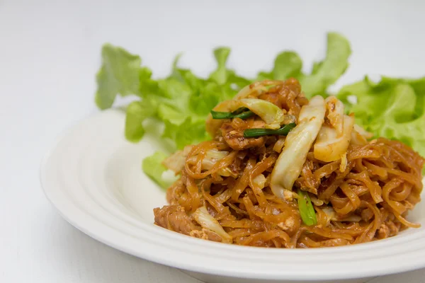 Chef fried noodle — Stock Photo, Image